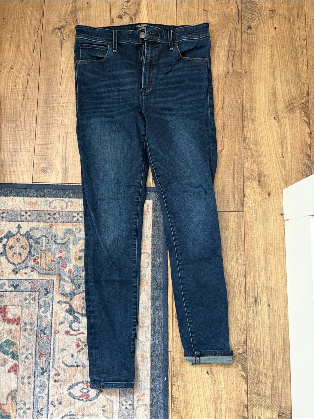 Abercrombie & Fitch Dark Indigo Skinny Jeans